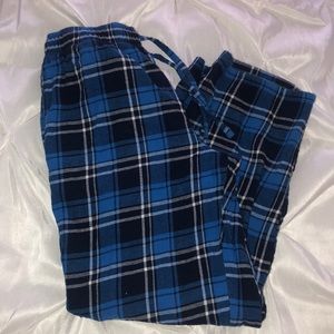 Flannel sweat pants